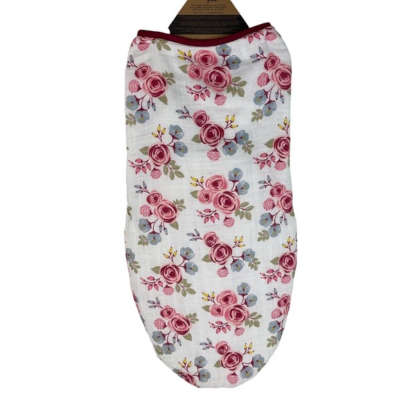 Chick Pea 100% Cotton Baby Muslin Swaddle Blanket 3-6 Months Floral Print - Picture 2 of 7